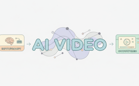 一图胜千言：3个步骤，让你看懂AI视频生成的全过程