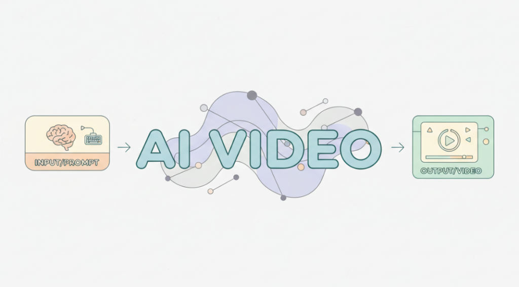 一图胜千言：3个步骤，让你看懂AI视频生成的全过程