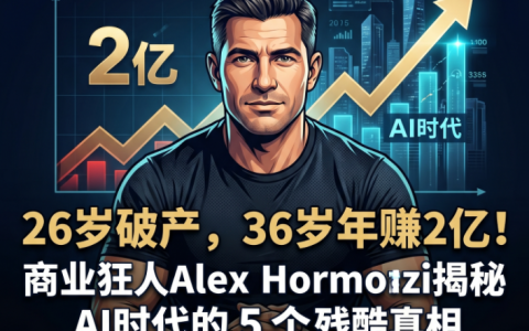 26岁破产，36岁年赚2亿！商业狂人Alex Hormozi揭秘AI时代的5个残酷真相
